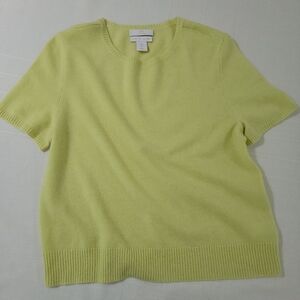 Halston Heritage Light Green Cashmere Sweater
